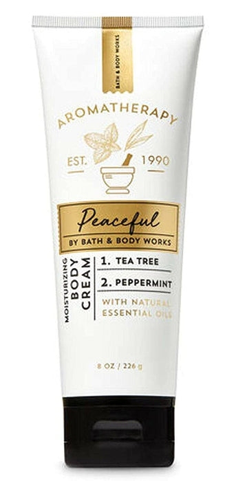 Peaceful ( Tea tree & peppermint ) - Bath and body works Body Cream / Cloud /
