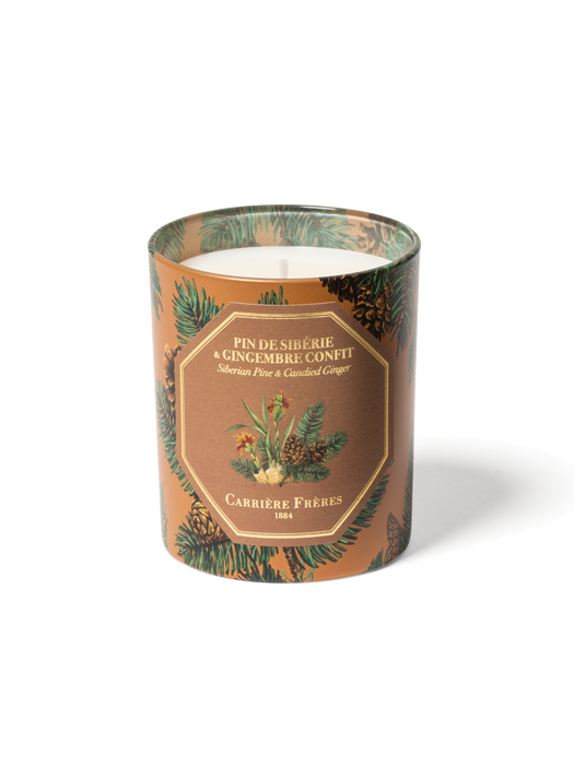 HOLIDAY Siberian Pine & Candied Ginger - Carrière Frères Scented Candle 185g