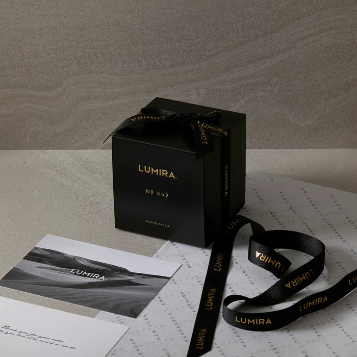 No.352 Leather & Cedar - LUMIRA Scented Candle 300g