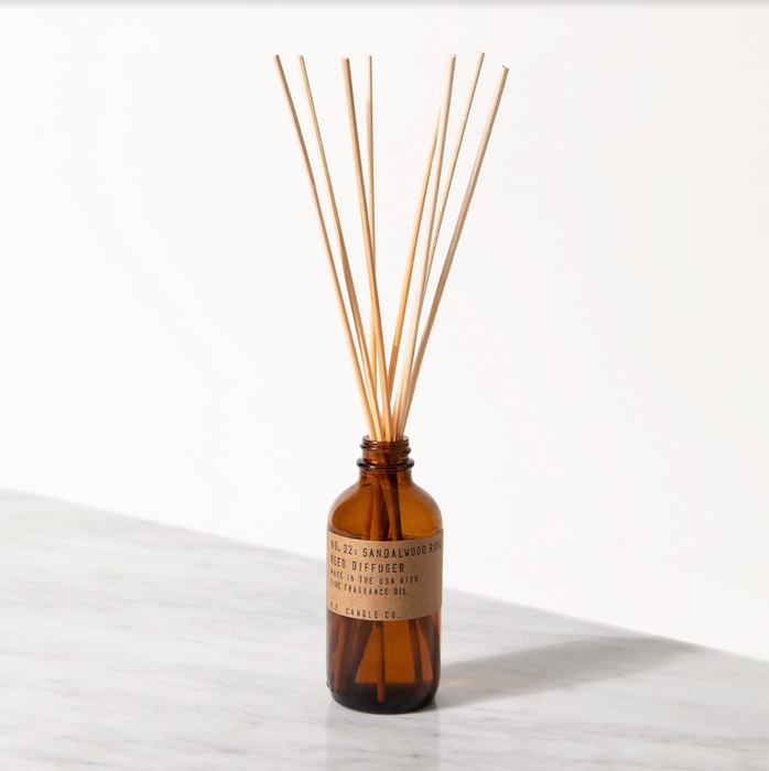 No.32 Sandalwood Rose - P.F. Candle Co. 3.5 oz Reed Diffuser