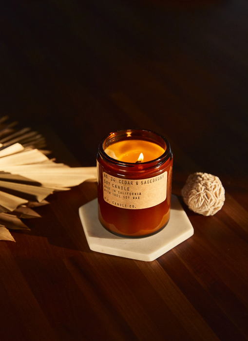 No.34 Cedar & Sagebrush - P.F. Candle Co. Scented Candle