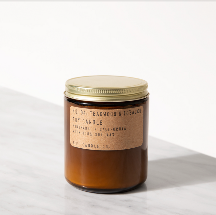 No.04 Teakwood & Tobacco - P.F. Candle Co. Scented Candle