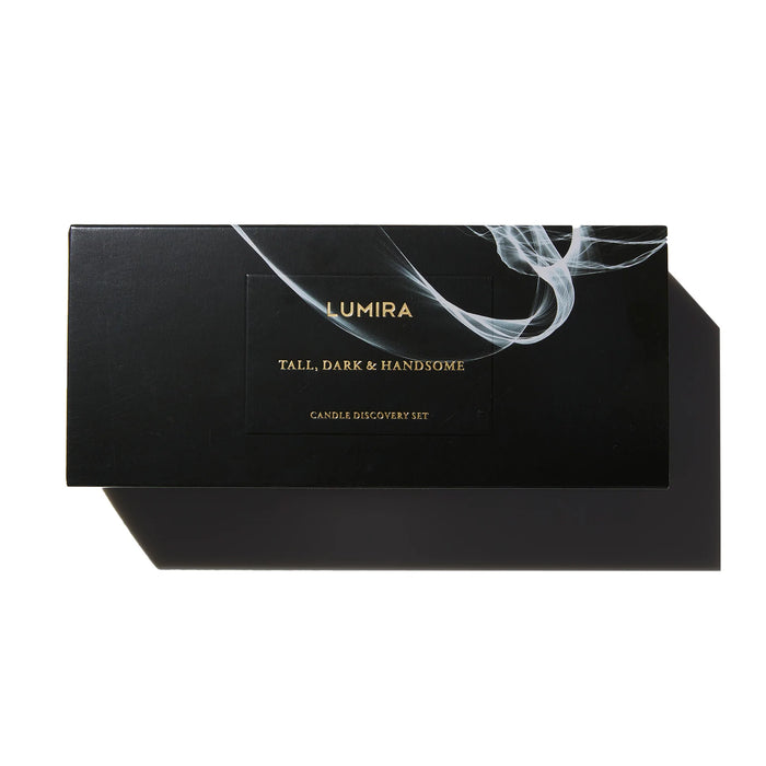 Tall, Dark & Handsome LUMIRA Candle Discovery Set